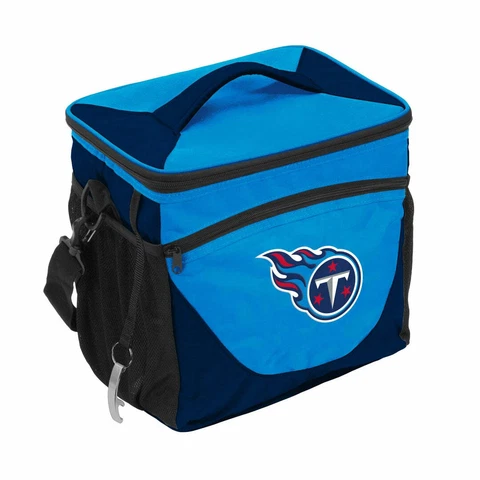 Tennessee Titans 24 Can Cooler Zipper Insulated Tote NFL Cover