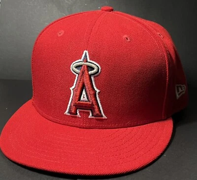 Los Angeles Angels MLB Hat New Era Authentic On-Field 59FIFTY Fitted 7 5/8 - Image 1 of 4