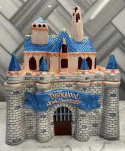 Disneyland 40° Anniversario Castello della Bella Addormentata Biscottiera Nestlé Ltd Ed 1995 - Foto 1 di 12