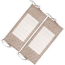 2pcs Chinese Scroll Blank for writing Chinese Blank Scroll Sumi Hanging Blank