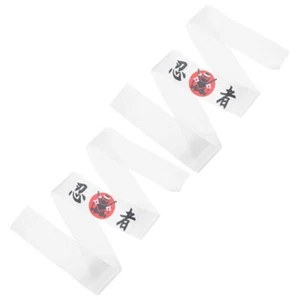 2 Pcs Ninja Hood Miss Breathable Japanese Headband Decorative Chef Headbands - Picture 1 of 12