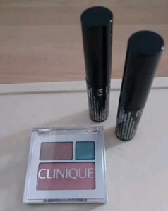 Clinque Trial Size Eyeshadow & 2 Mascara Galaxy + sunset Glow Great For Travel - Picture 1 of 10