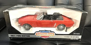 1/12 Scale ERTL American Muscle  1964 1/2 Ford Mustang Convertible Diecast Metal - Picture 1 of 2