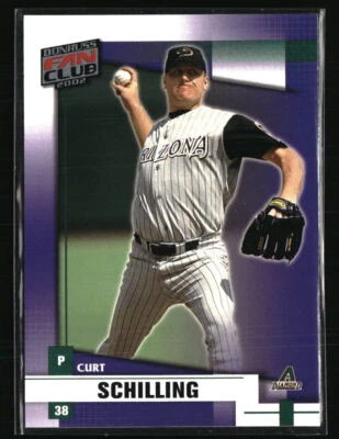 Curt Schilling 2002 Donruss Fan Club #95 Baseball Card - Image 1 of 2