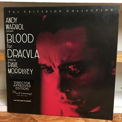 BLOOD FOR DRACULA Criterion Laserdisc 1974 Paul Morrissey Andy Warhol  - Image 1 of 2