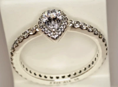 Pandora Ring Strahlender Tropfen, Gr. 58, 196254CZ-58 - Bild 1 von 4