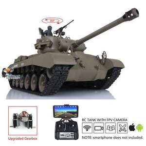 Henglong 1/16 7.0 M26 Pershing RTR RC Tank 3838 Plastic Tracks Steel Gearbox FPV - Picture 1 of 12