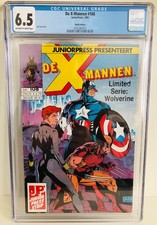 De X-Mannen 108 CGC 6.5 Netherlands JuniorPress 1991 XMen Wolverine Black Widow