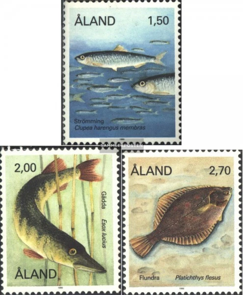 Finlandia-Aland 38-40 nuevo 1990 peces - Imagen 1 de 1