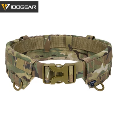 IDOGEAR Tactical Belt MRB Modular Rigger's Belt Quick Release Hunting MOLLE Camo
