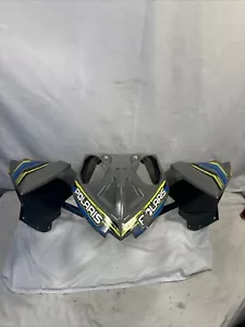 OEM POLARIS OUTLAW 06 - 08 GRAY PLASTIC FRONT FENDER PLASTICS - Picture 1 of 19