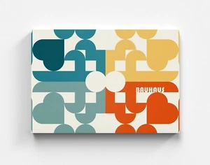 Leinwandbild Bauhaus Stil Farbig Modern Decoration Wandbild Artist Kunst - Foto 1 di 7