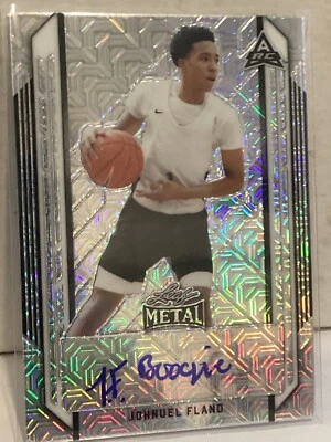 2021-22 Leaf Metal Silver Mojo Johnuel Boogie Fland #BA-JF1 Auto - Image 1 of 2