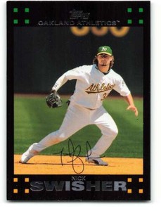 2007 Topps #2 Nick Swisher NM-MT Athletics