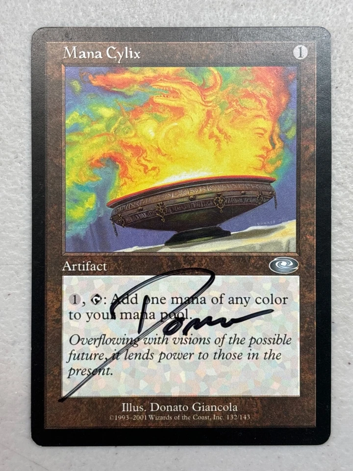 MTG Planeshift MANA CYLIX Signed NM (BIN0751) Graded Power - Image 1 of 2