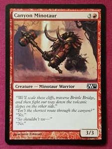 Magic The Gathering 2011 CORE SET M11 CANYON MINOTAUR red card MTG - Bild 1 von 2
