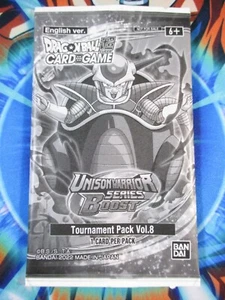 1 Tournament Pack Vol.8 Dragon Ball Super DBS Unison Warrior Series Boost Promo - Picture 1 of 2