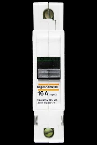 LEGRAND 16 AMP TYPE 2 M6 MCB CIRCUIT BREAKER 262406 - Picture 1 of 6