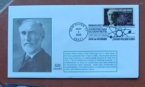 SCIENTIST JOSIAH WILLARD GIBBS THERMODYNAMICIST 2005 GLEN CACHET FDC UNADDR - Picture 1 of 1