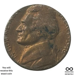 1978 Nickel Struck on a Cent Error X-1264 - Picture 1 of 3