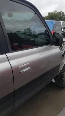 91 TOYOTA LAND CRUISER FJ80 POWER DOOR FRONT RIGHT PASSENGER SILVER GRAY — 第 1/4 张图片