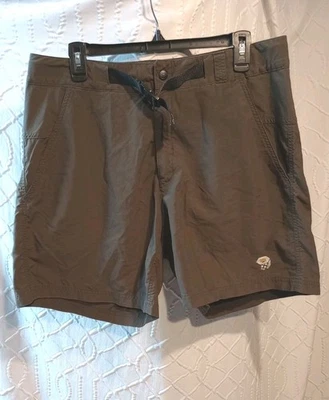 Mountain Hard Wear Nylon Shorts Men's L Olive Zip Pocket Hiking REPAIRED  - Image 1 of 4