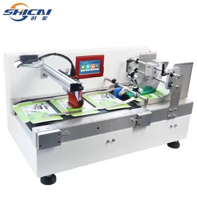 Mini online pagination inkjet printer date printing automatic label machine - Image 1 of 4