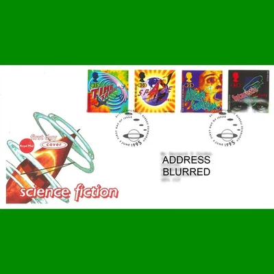 FDC Science Fiction Commemorative Stamps, Royal Mail First Day Cover, 6.6.1995 - Image 1 of 2
