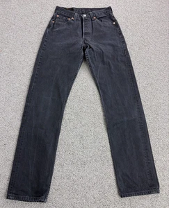 Levis 501 Jeans High Waist Gr. W25 L32 schwarz #987 - Bild 1 von 8