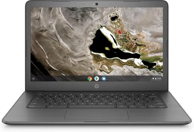 HP Chromebook 14 G5 14 Inches (16GB, Intel Celeron N3350, 1.1GHz, 4GB) Laptop - - Image 1 of 3