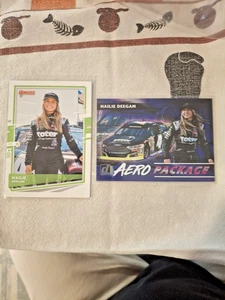 2021 hailie deegan nascar trading cards aero15 holographic & # 114 green 1 bg - Picture 1 of 5