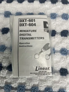 DXT-601 Linear 1-Button, 1-Channel Key Ring Transmitter - New in Package - Picture 1 of 2