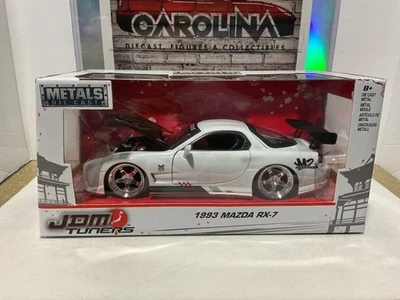 1/24 JADA - SINTONIZADORES JDM - 1993 MAZDA RX-7 [BLANCO/NEGRO] Foto 1 de 2