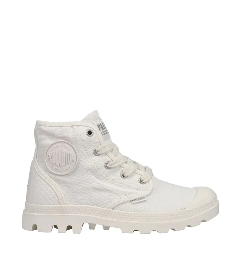 Palladium Pampa Hi Sneaker Boots / Shoes - Womens 7.5 White - #46735-OFCL