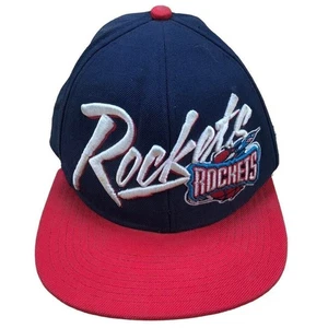 Vintage Rockets Baseball Cap Blue Hat SnapBack Mitchell’s & Ness Rockets USA - Picture 1 of 8