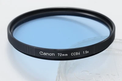 Canon Blue Filter CCB4 72mm 1.5x From JAPAN - Image 1 of 4