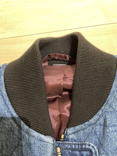 GUCCI Levi's Denim Giacca Trapuntata Uomo Blu Taglia L Usatoo