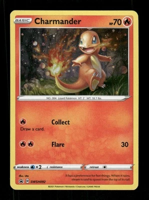 Pokemon SWSH: Sword & Shield Promo Cards #SWSH092 Charmander Promo - Image 1 of 2