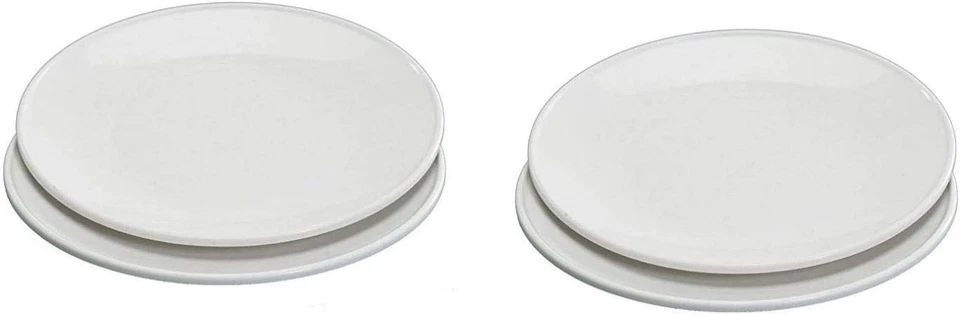 Nordic Ware 60070FS 10 White Microwave Safe Dinner Plate Set - Set 1