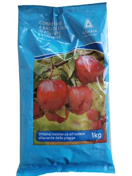 ZOLFO MICRONIZZATO IN POLVERE BAGNABILE 92% ZOLFO WET ADAMA 1KG