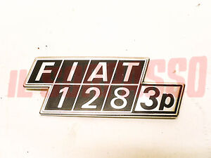 Geschriebenes Initialen Motorhaube Hinten Fiat 128 3P Aluminium Original