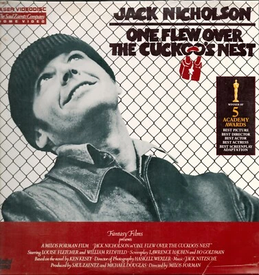 One Flew Over The Cuckoo's Nest LaserDisc Best Picture Winner 1975 - Image 1 of 2
