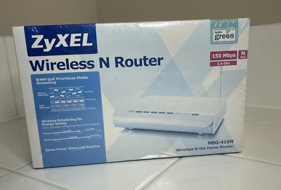 ZyXEL NBG416N 150 Mbps 4-Port 10/100 Wireless N Router  - Image 1 of 4