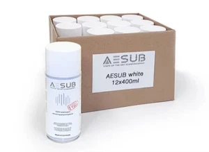 AESUB 3D Scanning spray WHITE - 48 Cans By Rapid Scan 3D - Picture 1 of 2