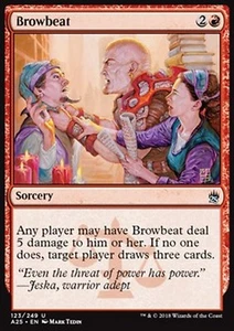 MRM ENGLISH FOIL Browbeat (Rudoiement)  MTG magic M25 - Picture 1 of 1