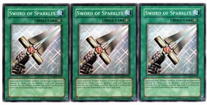 Yugioh - 3X Espada de Brillos - Común - Ilimitada - ANPR-EN059 - Casi Como Nueva - Imagen 1 de 1