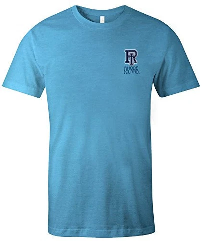 NCAA Rhode Island Rams Adult NCAA Aztec Square Short sleeve TriblSmall Cover