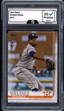 2019 Topps #376 Framber Valdez GRADED 10 GEM Mint Rookie Card RC Astros