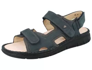Sandalia hombre FINN COMFORT Wanaka Soft azul gris cuero nobuk - Imagen 1 de 1