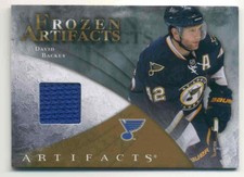 2010-11 Upper Deck Frozen Artifacts David Backes Jersey 1 Color #FAR-BA